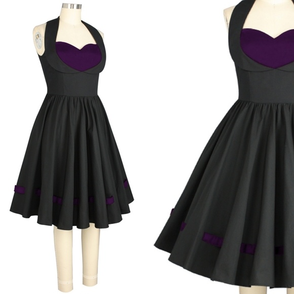 Plus Size Pin Up Clothing Pocket Dress Rockabilly - Picture 2 of 6